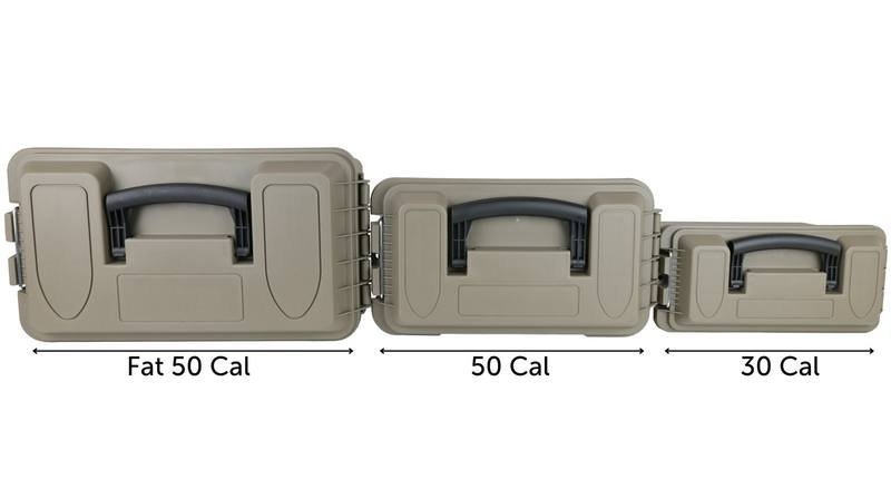 Outdoor Outfitters Fat 50 Cal Lockable Polypropylene Ammo Box Flat Dark Earth