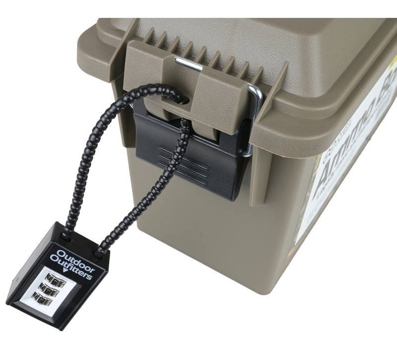 Outdoor Outfitters 30 Cal Lockable Ammo Box Flat Dark Earth 4L