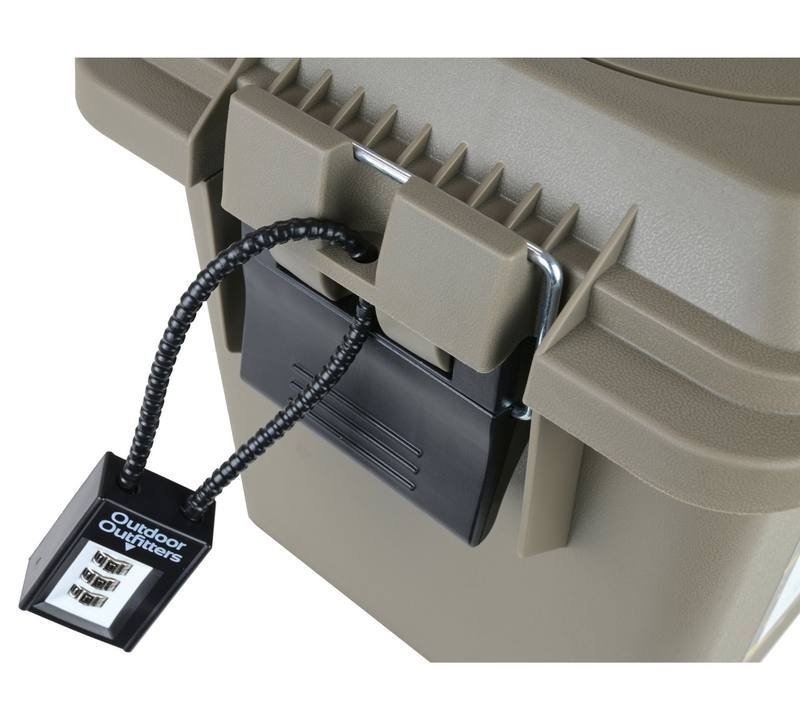 Outdoor Outfitters Fat 50 Cal Lockable Polypropylene Ammo Box Flat Dark Earth