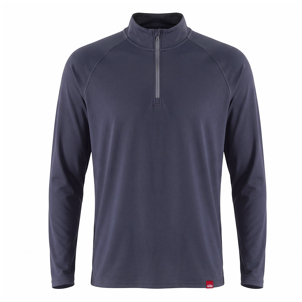 Gill UV Tec Zip UPF50+ Mens Long Sleeve Jersey
