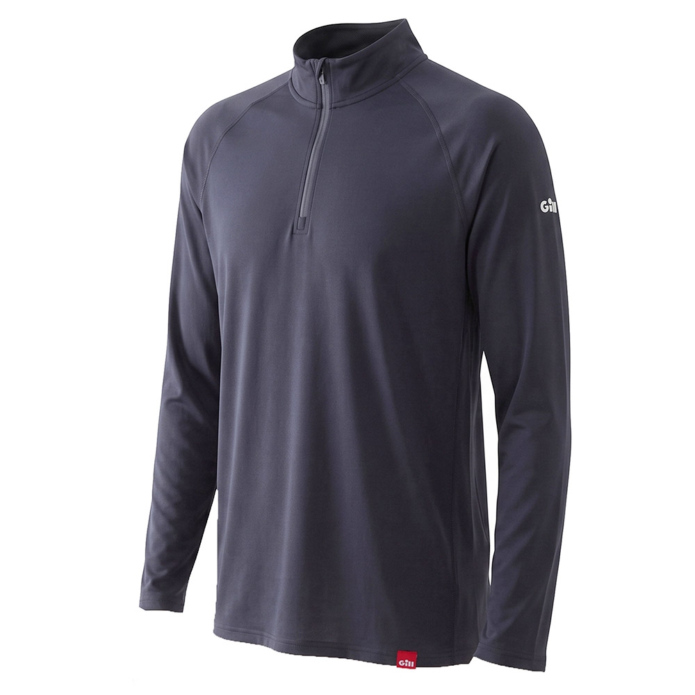 Gill UV Tec Zip UPF50+ Mens Long Sleeve Jersey