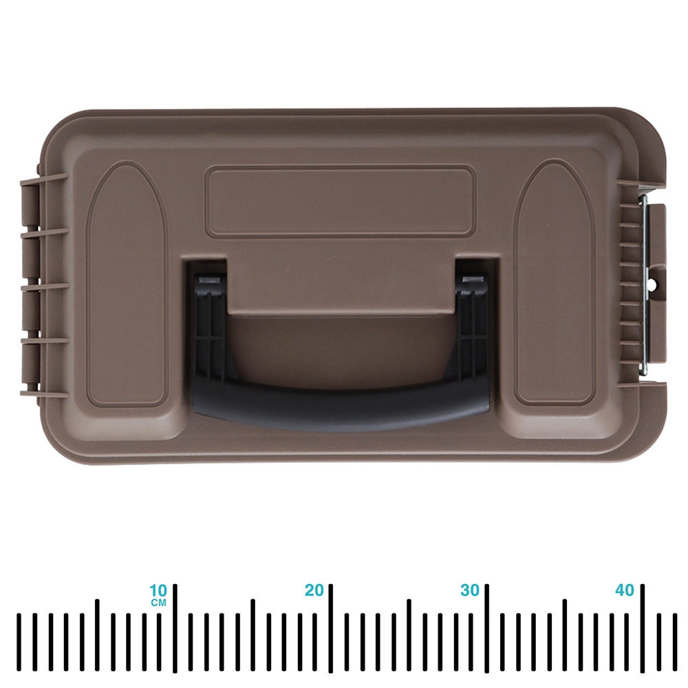 Buffalo River .50 Cal Lockable Plastic Ammo Box Dark Earth