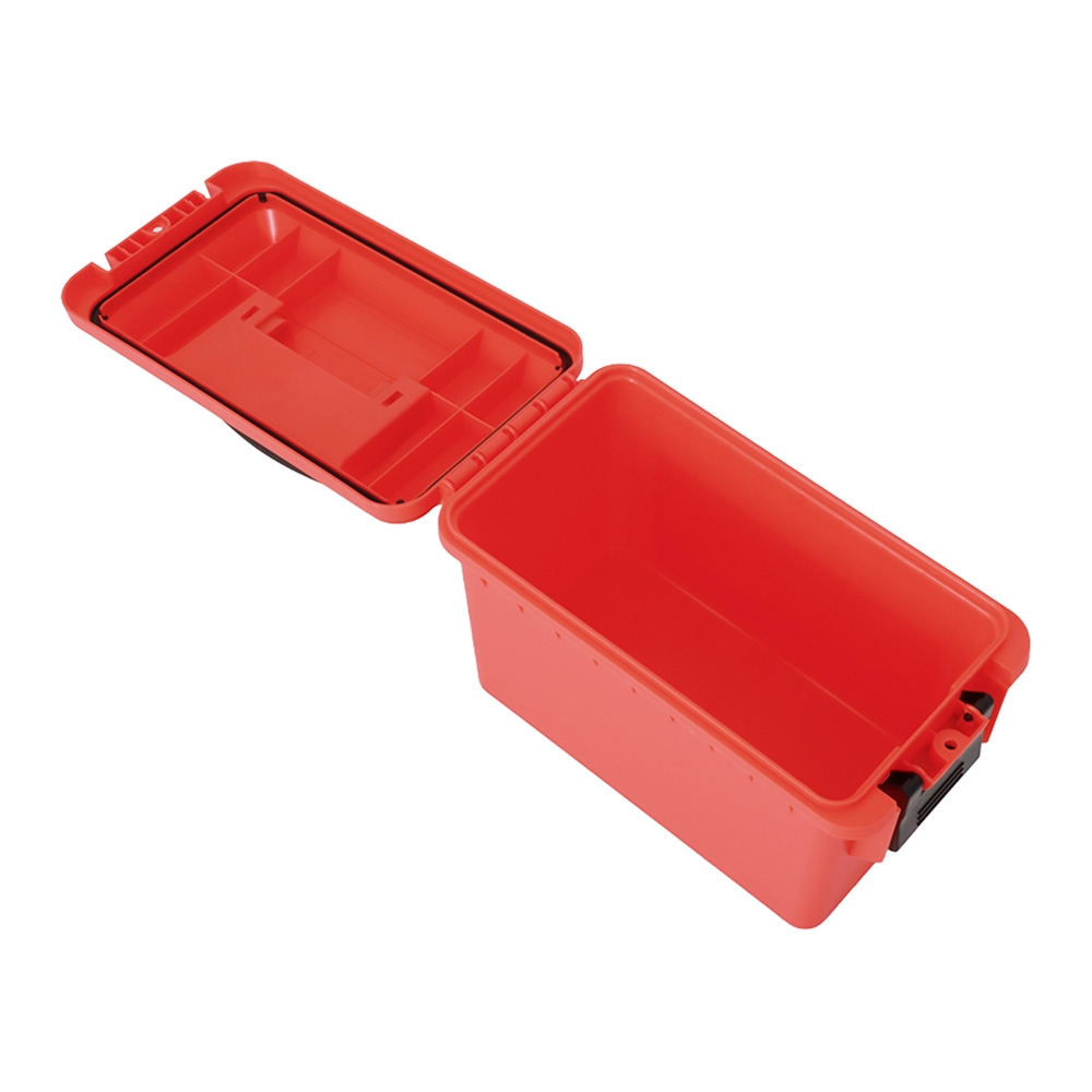 Buffalo River .50 Cal Lockable Plastic Ammo Box Orange