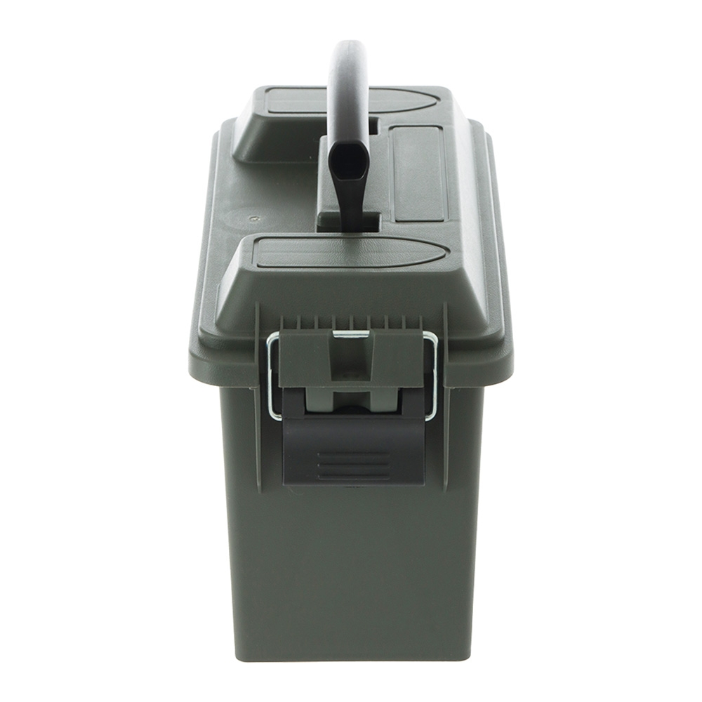 Buffalo River 4-Box .30 Cal Lockable Plastic Ammo Crate OD Green