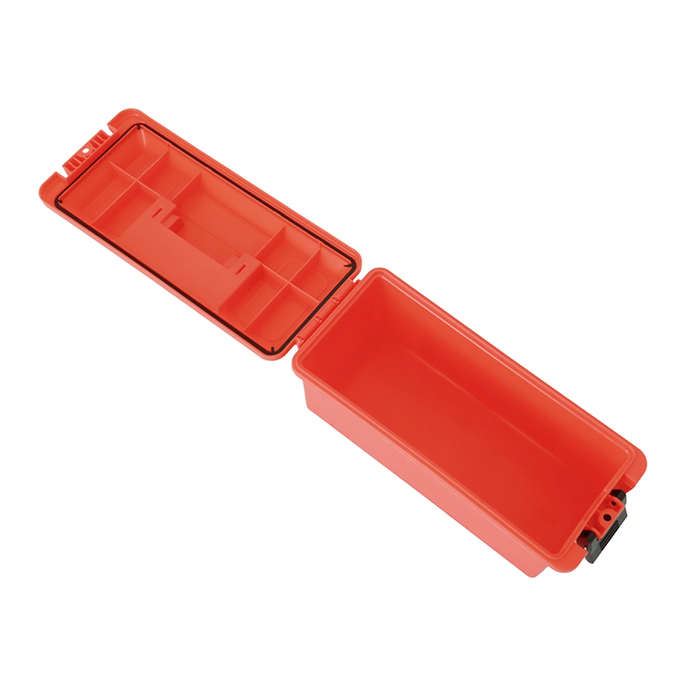 Buffalo River Lockable Plastic Shotgun Shell Box Orange