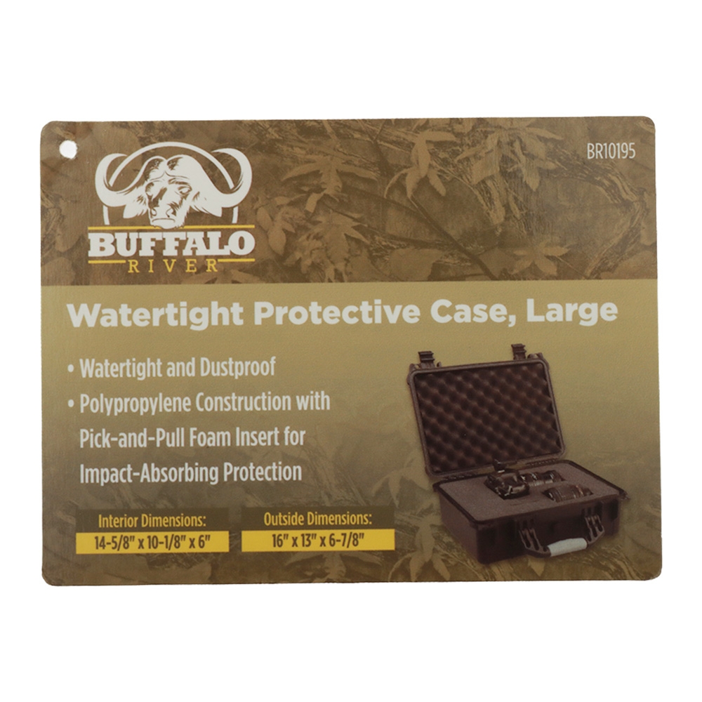 Buffalo River Waterproof Lockable Protective Case Large