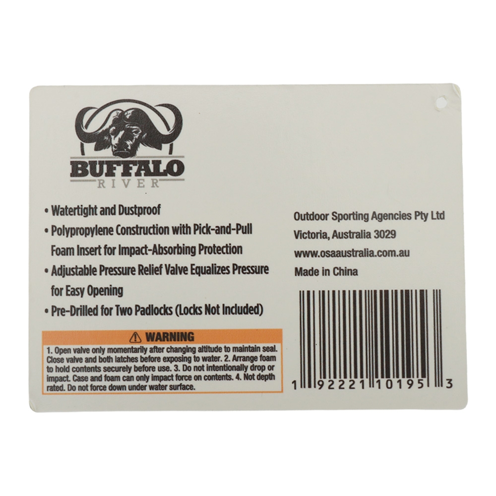 Buffalo River Waterproof Lockable Protective Case Large
