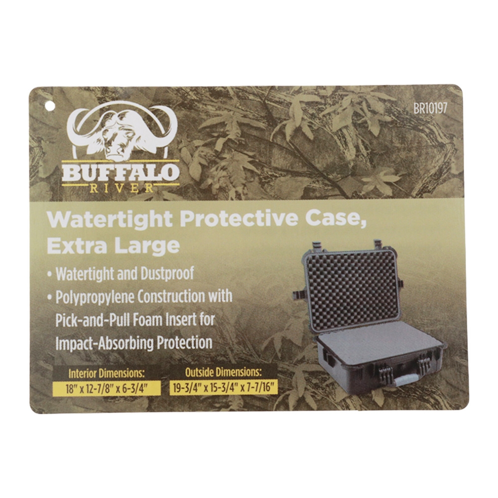 Buffalo River Waterproof Lockable Protective Case XL