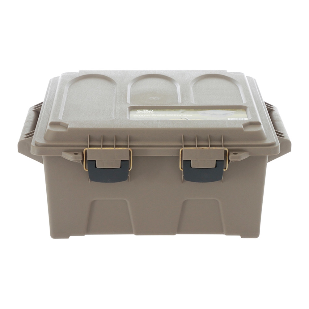 Buffalo River Lockable Ammo Crate Utility Box Large Dark Earth