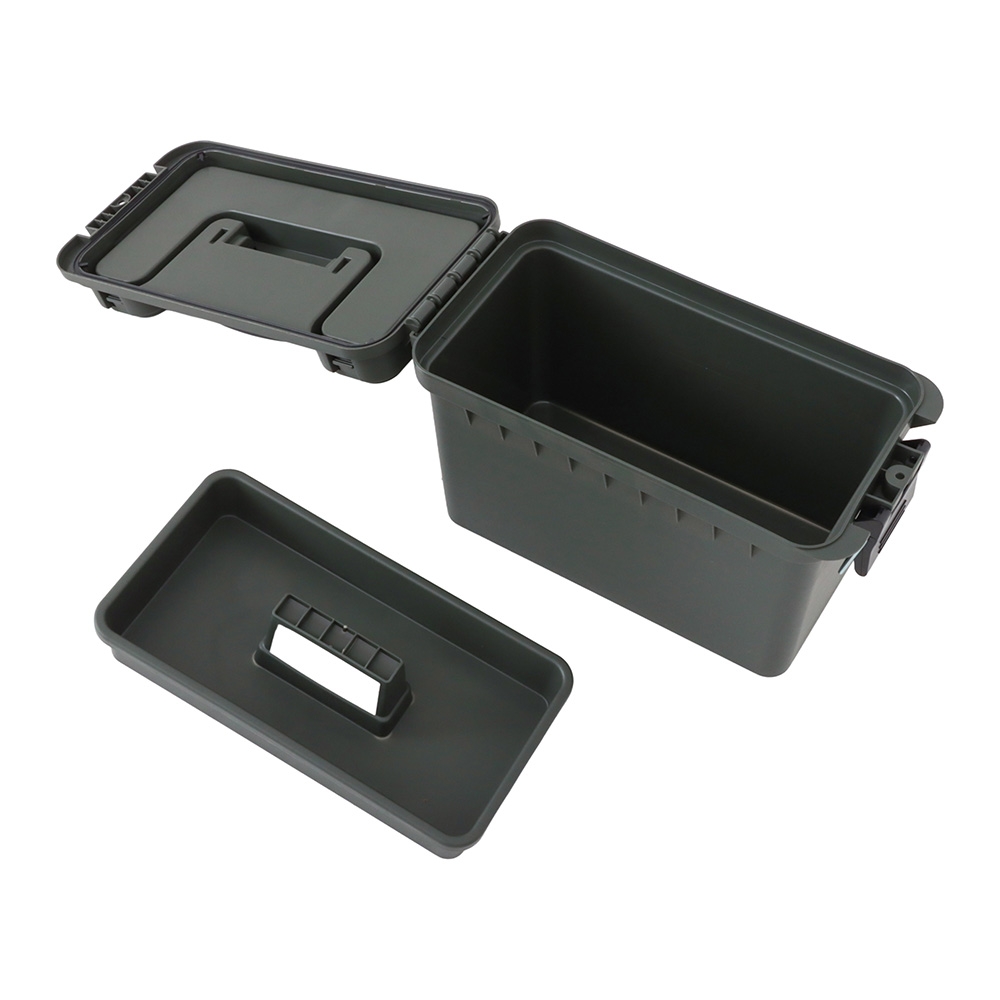 Buffalo River Utility Dry Storage Box with Tool Tray OD Green