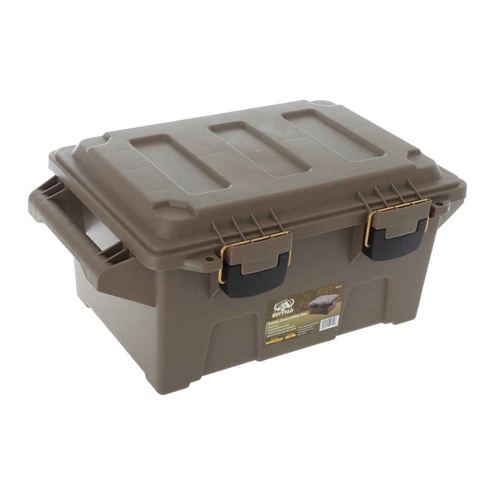 Buffalo River Lockable Ammo Crate Utility Box Dark Earth