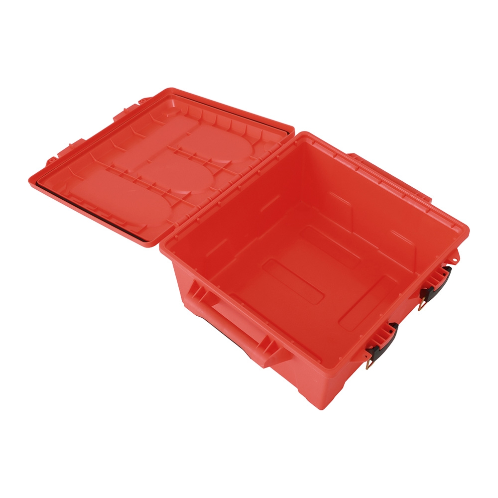 Buffalo River Lockable Ammo Crate Utility Box Orange