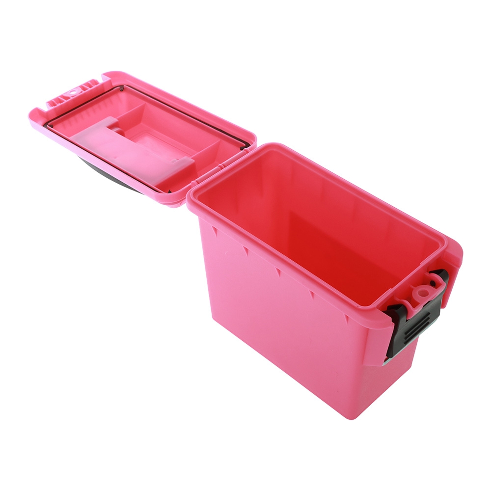 Buffalo River Lockable Mini Plastic Ammo Box Pink