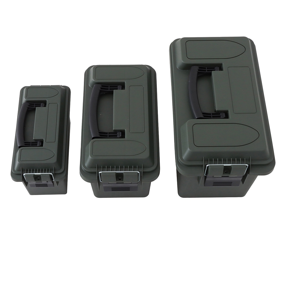Buffalo River 3-Piece Ammo Box Set .30 Cal/.50 Cal/Fat .50 Cal OD Green
