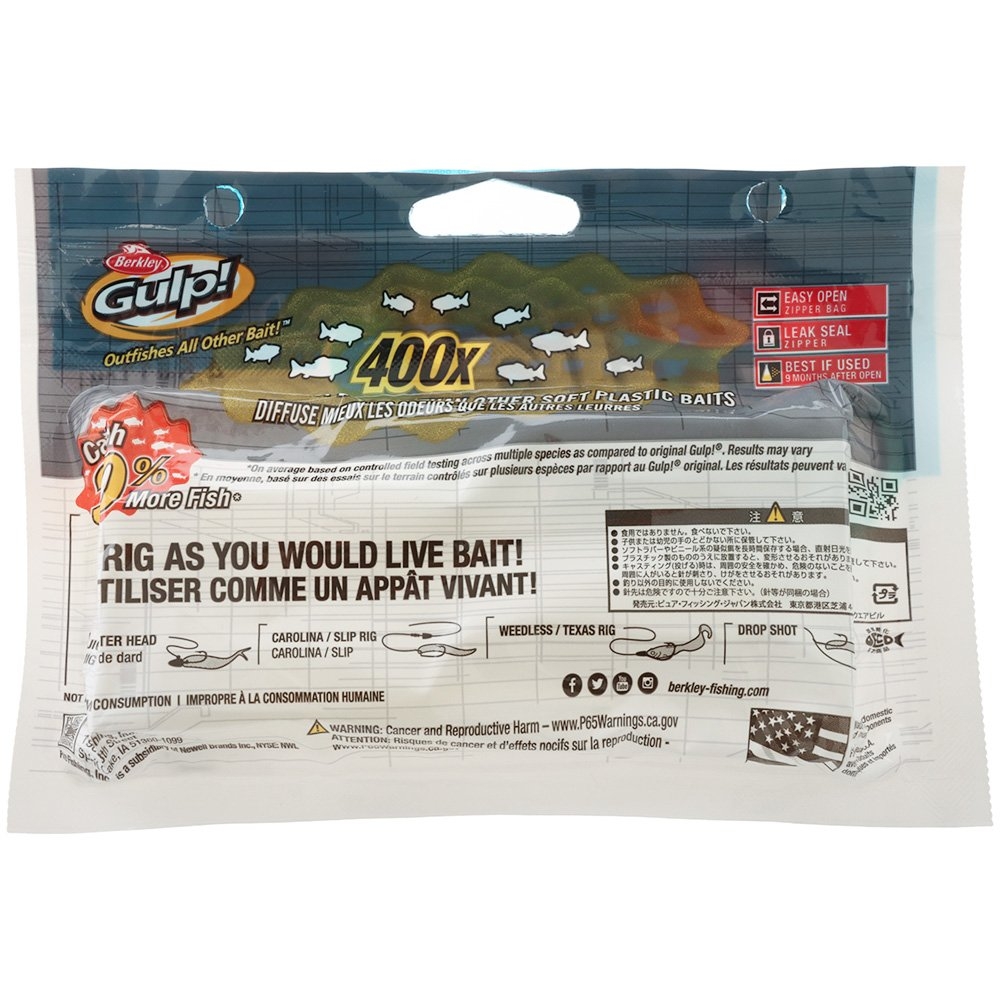 Berkley Gulp Dagger Paddle Tail Scented Soft Bait Lure 9cm Qty 6