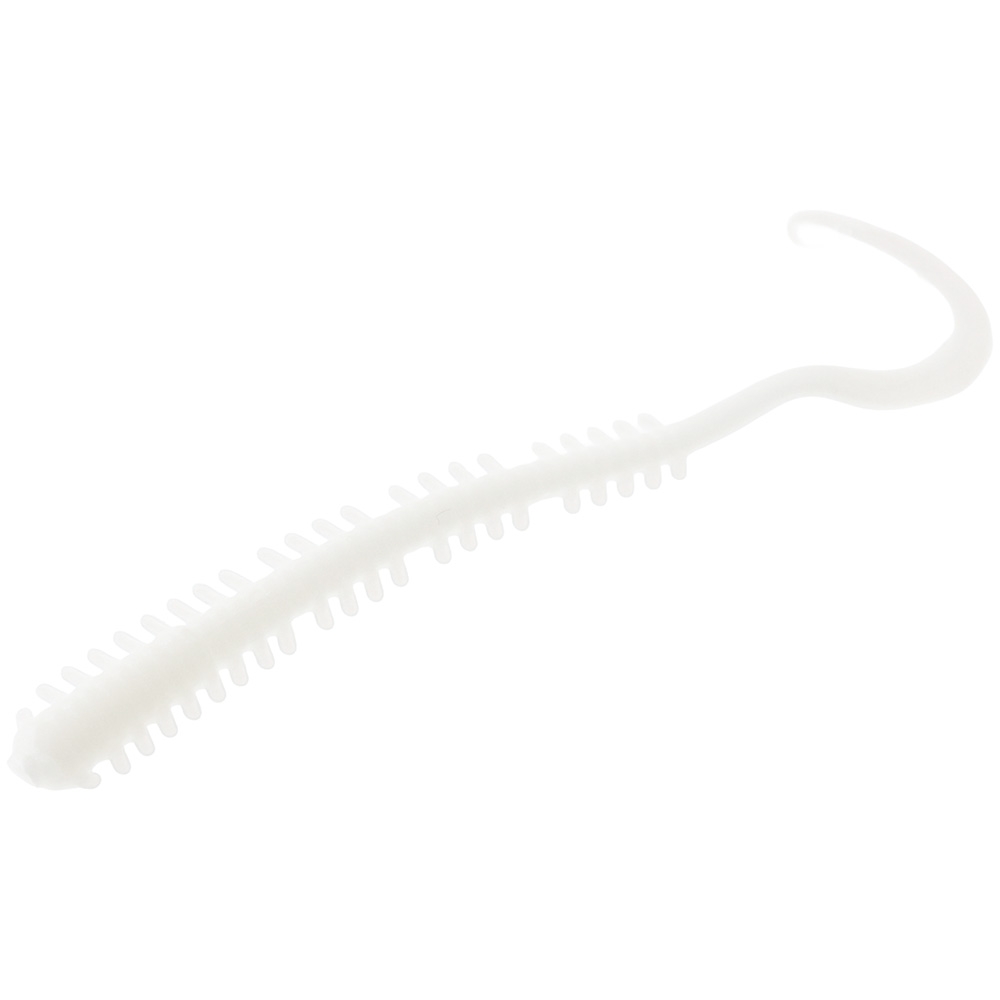 Berkley Gulp Saltwater Isome Curly Tail Soft Bait 4in / 10cm Pearl White Glow