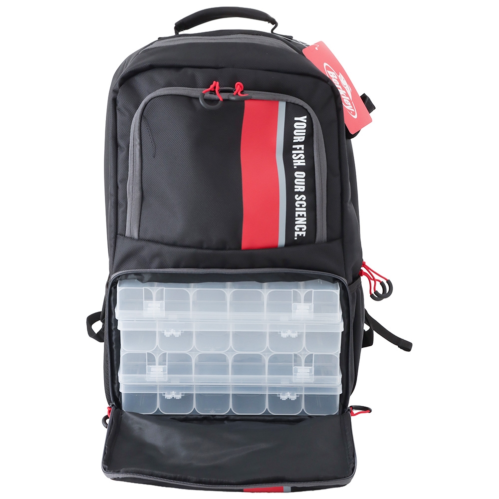 Berkley Fishing Backpack with 4 Tackle Trays