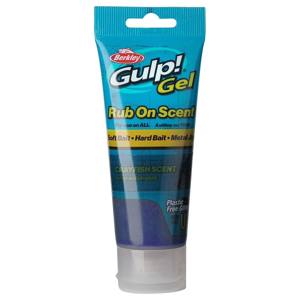 Berkley Gulp! Gel Rub On Scent 80ml Crayfish Blue Black Flake