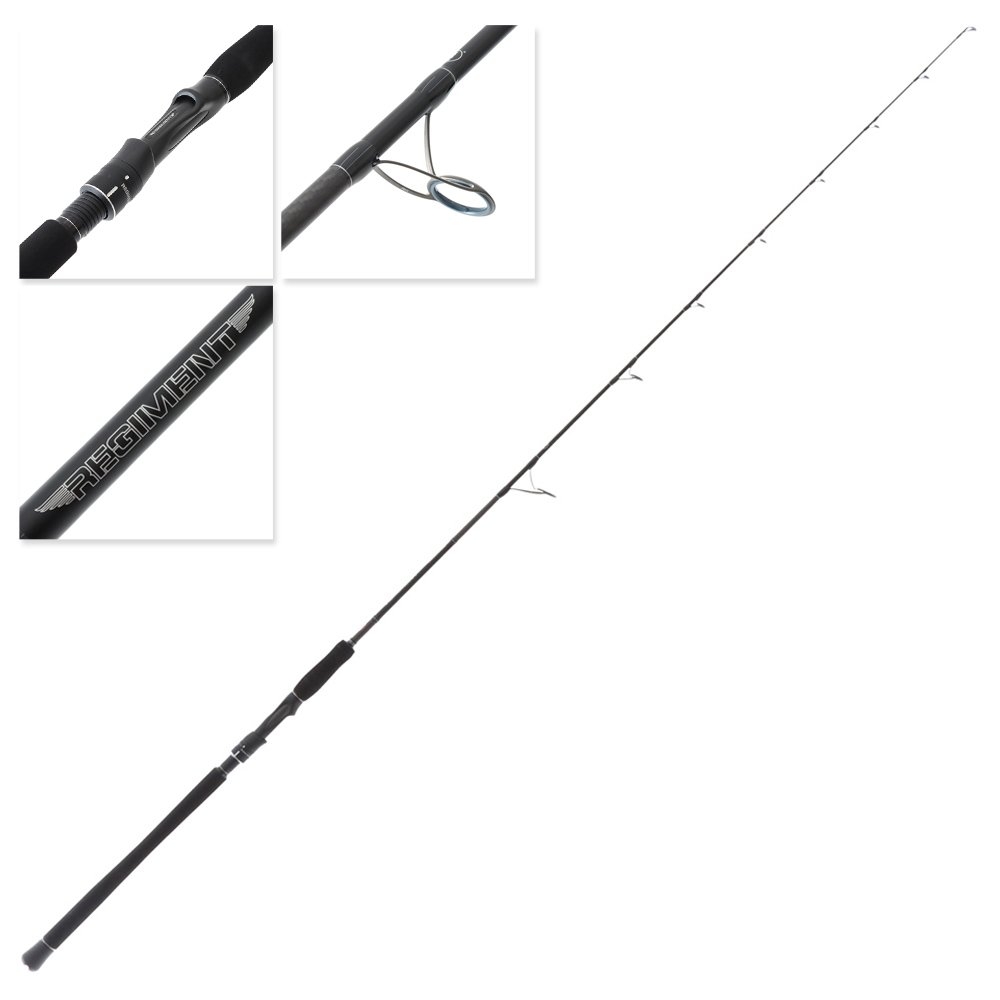 PENN Regiment Black Ops III Jig Spin Rod 6ft 3in PE2-4 Max 200g 1pc