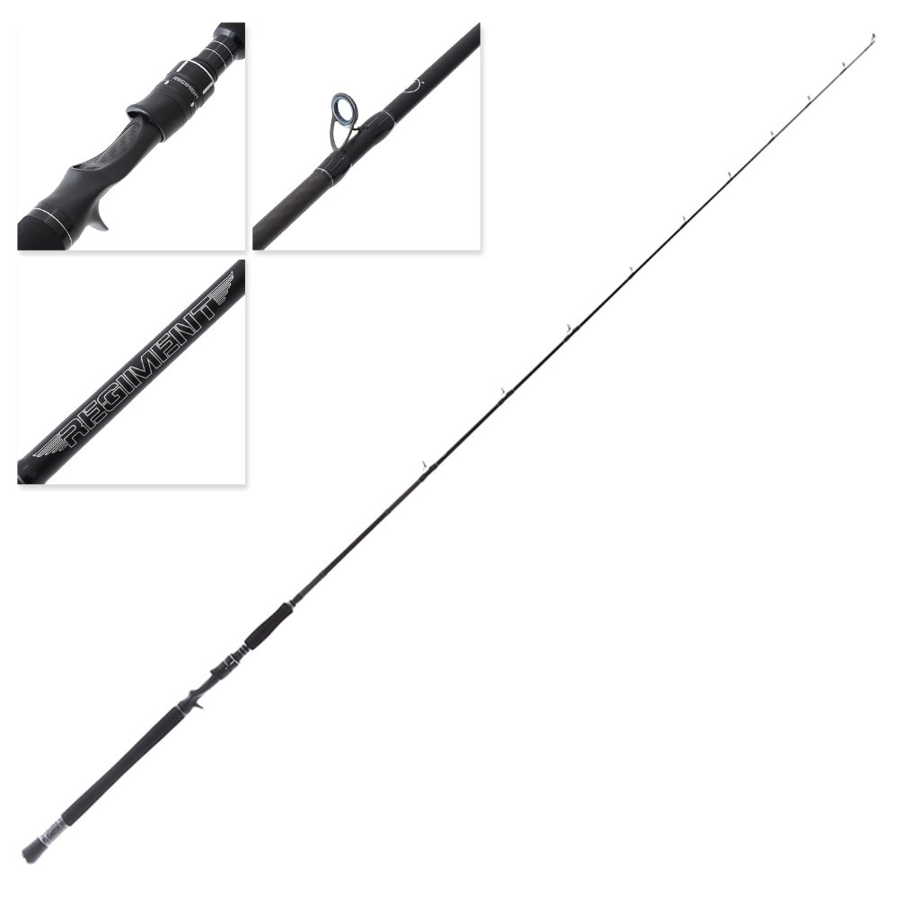 PENN Regiment Black Ops III Jig Overhead Rod 6ft 5in PE2-4 Max 250g 2pc