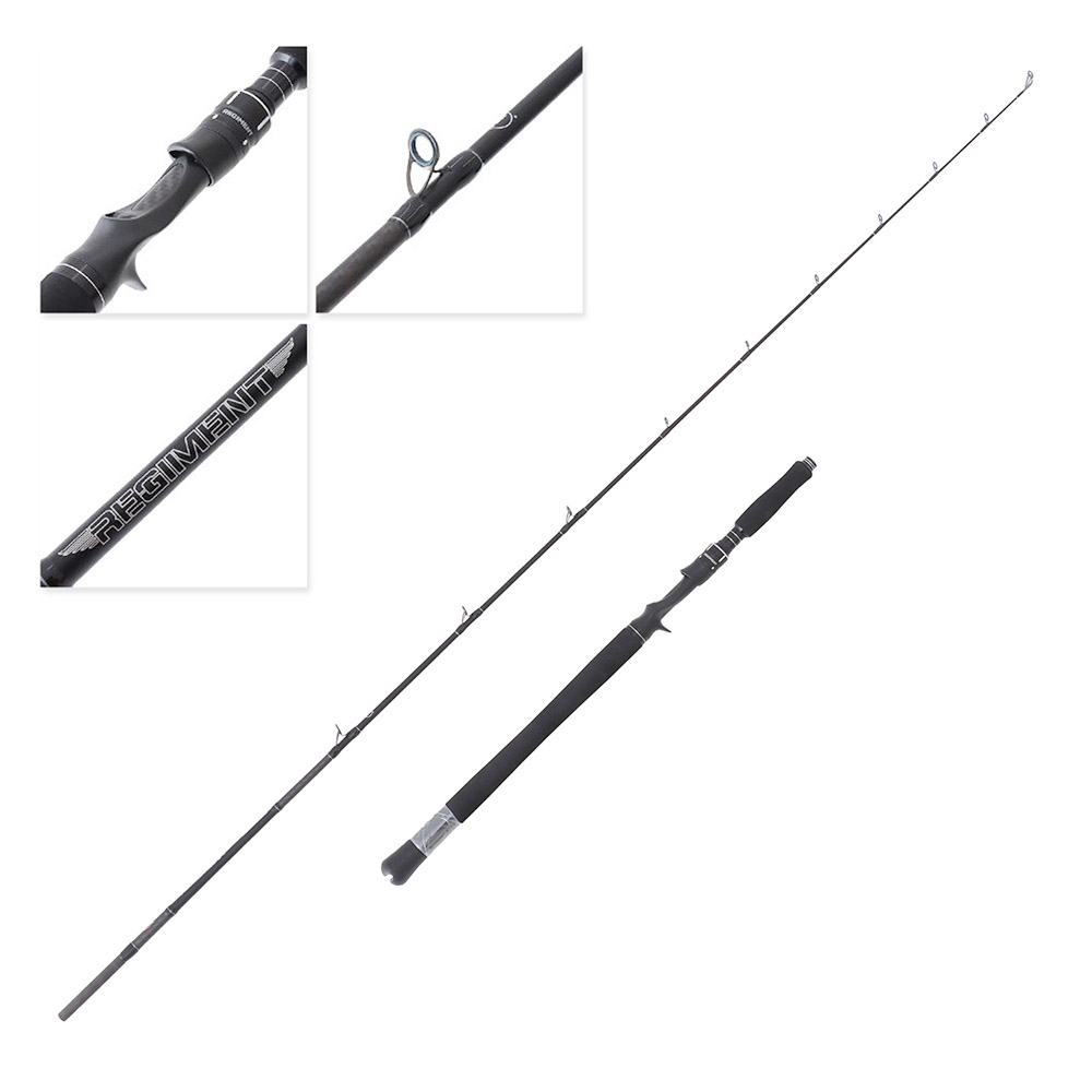 PENN Regiment Black Ops III Jig Overhead Rod 6ft 5in PE2-4 Max 250g 2pc