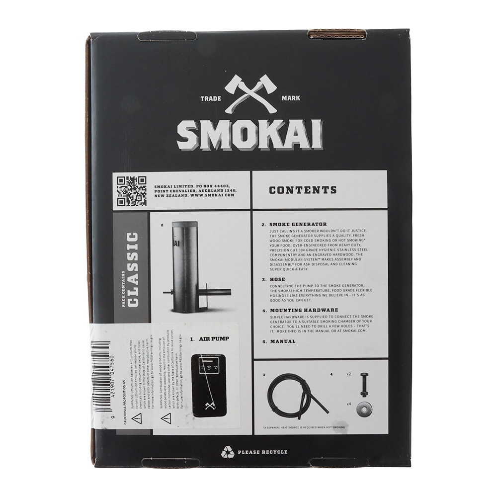 Smokai 1L Classic Smoke Generator - Cordless / USB Rechargeable