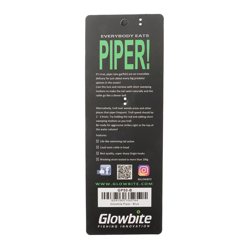 Glowbite Piper Glide Bait 240mm 50g Blue