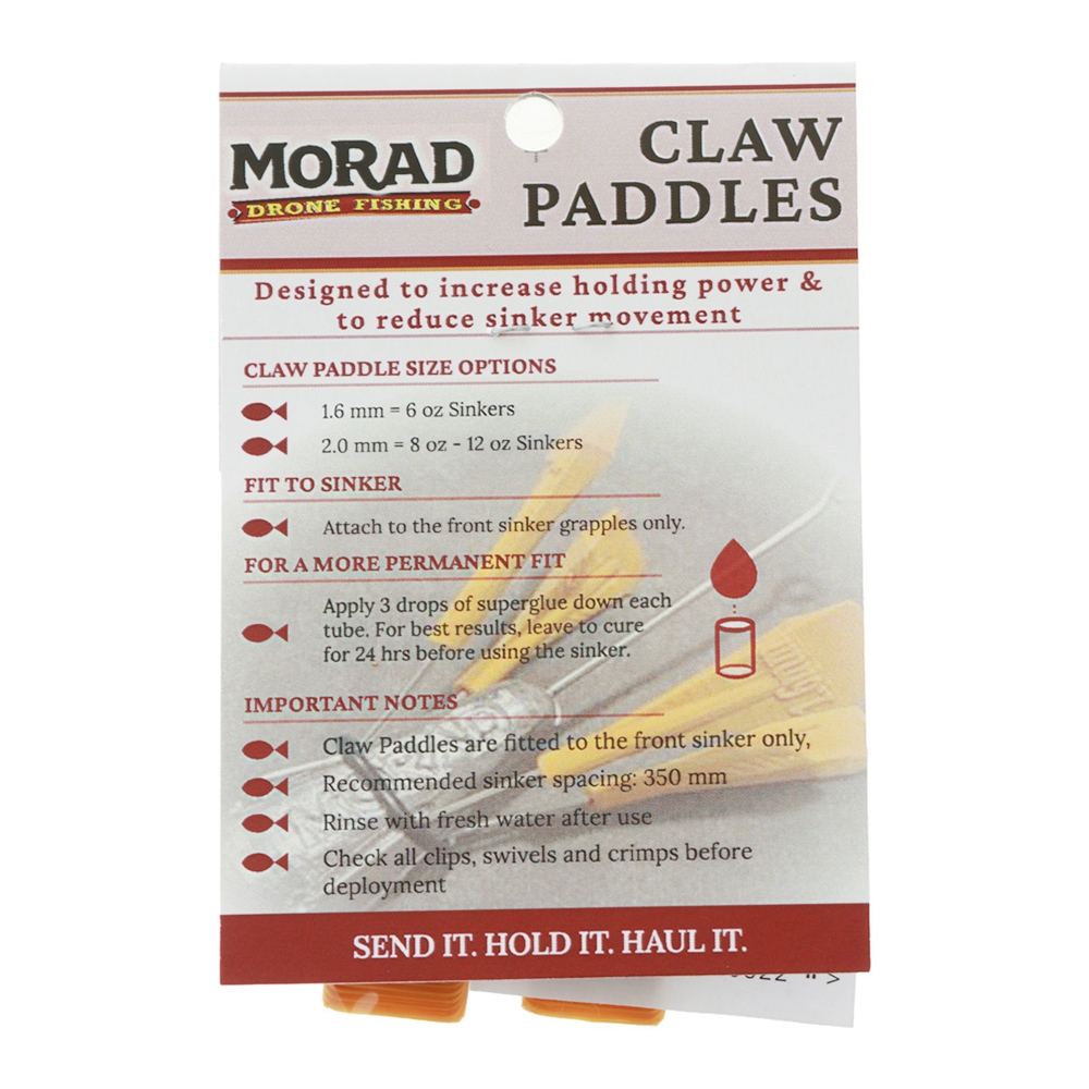 MORAD Claw Paddles 2.0mm Qty 4