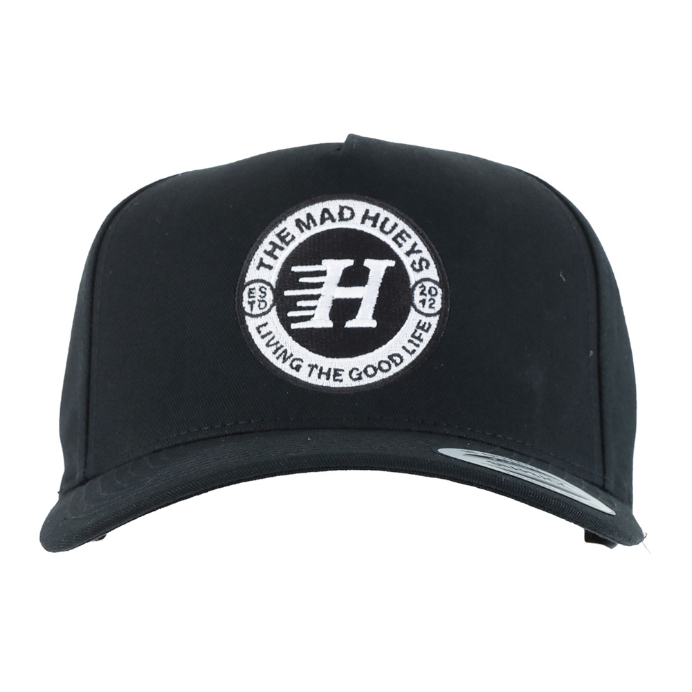 The Mad Hueys Good Life Twill Snapback Cap Black