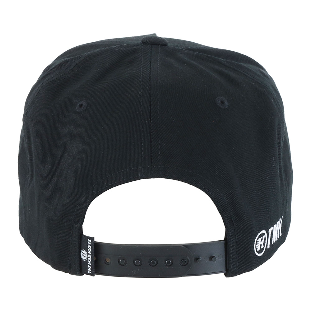 The Mad Hueys Good Life Twill Snapback Cap Black