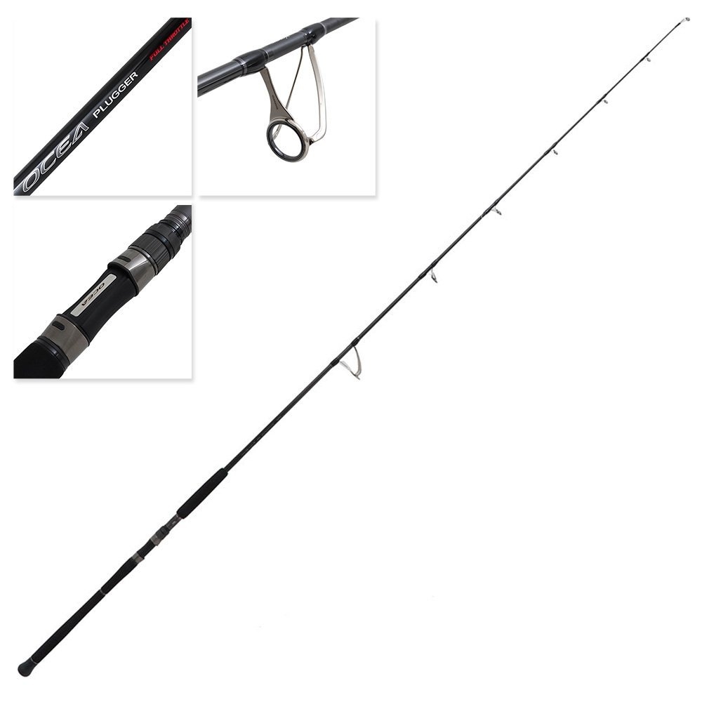 Shimano 24 Ocea Plugger Full Throttle Heavy Topwater Rod 8ft 3in PE8 2pc