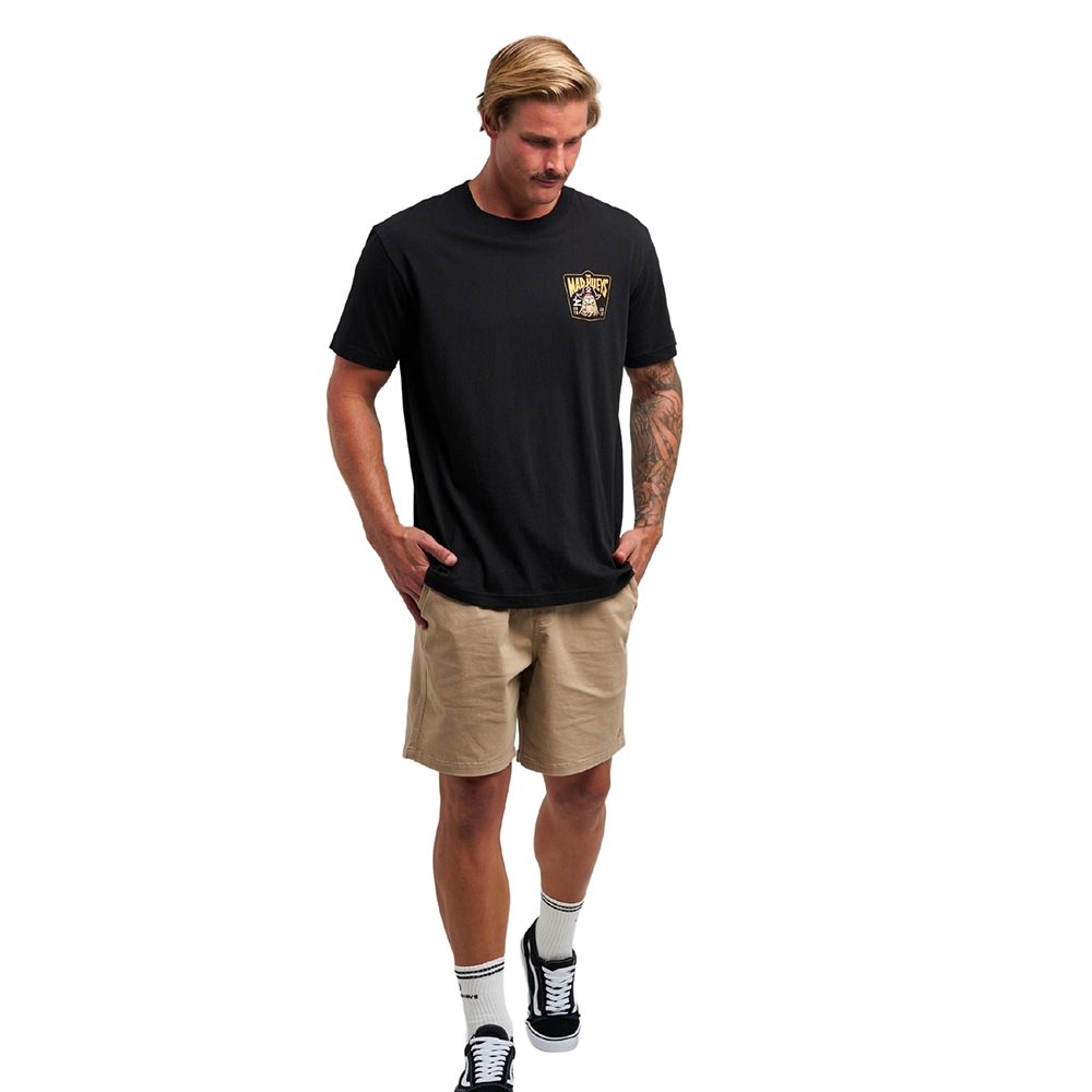 The Mad Hueys Plundering Booty Mens T-Shirt Black