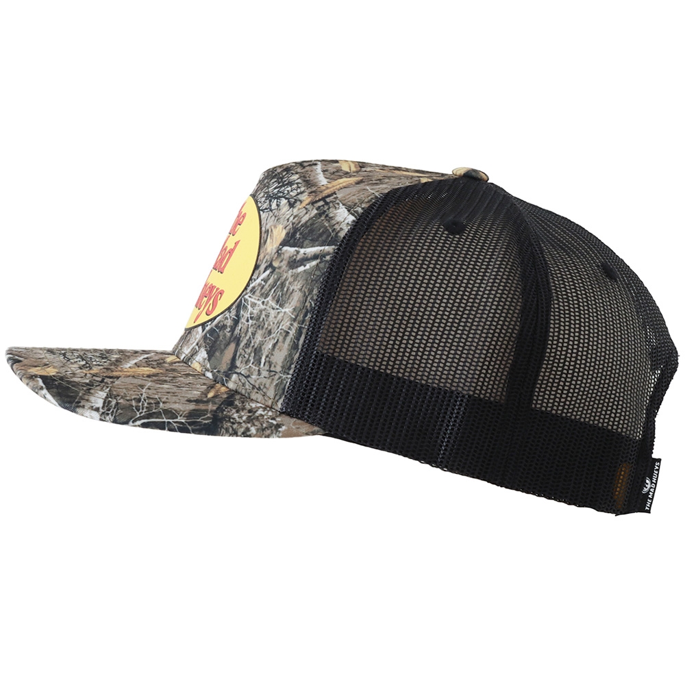 The Mad Hueys Pro Hueys Twill Trucker Cap Woodland Camo