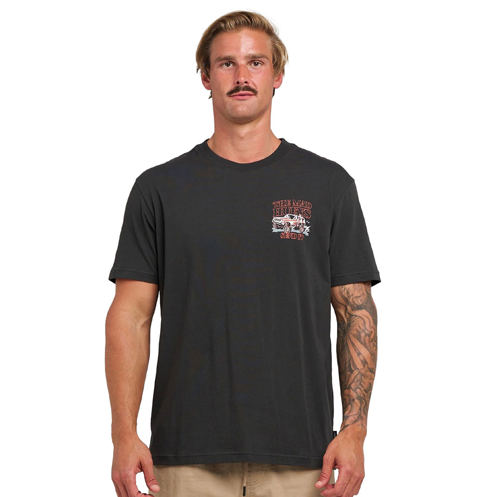 The Mad Hueys Send It Mens T-Shirt Vintage Black