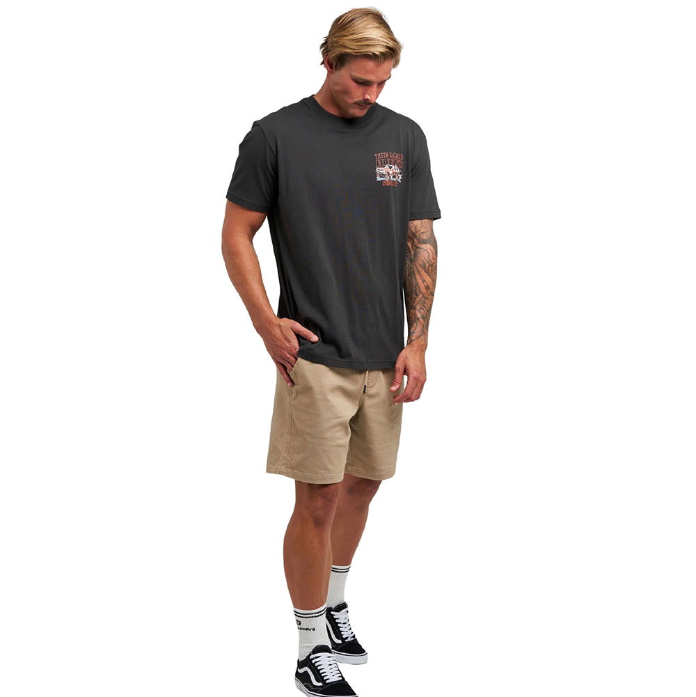The Mad Hueys Send It Mens T-Shirt Vintage Black
