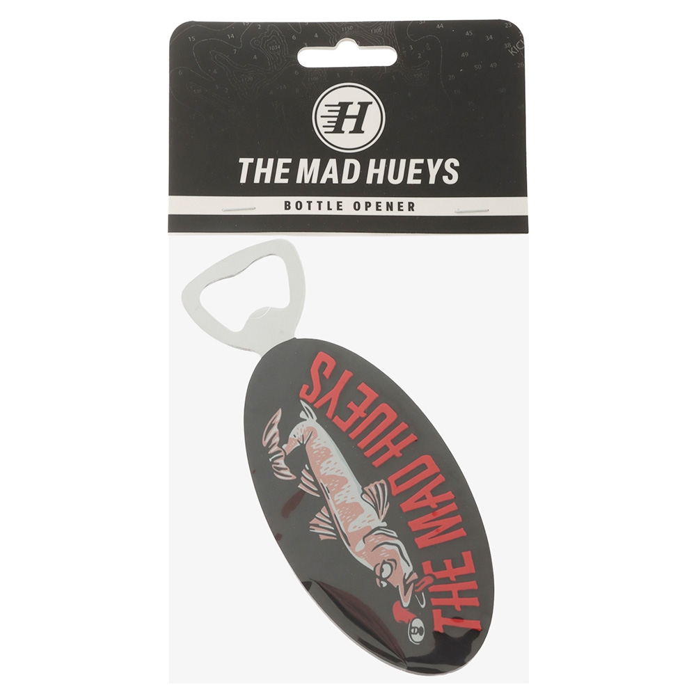 The Mad Hueys Ship Faced Magnetic Bottle Opener Black