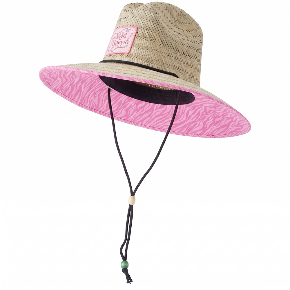The Mad Hueys Clutching My Pearls Womens Straw Hat Natural