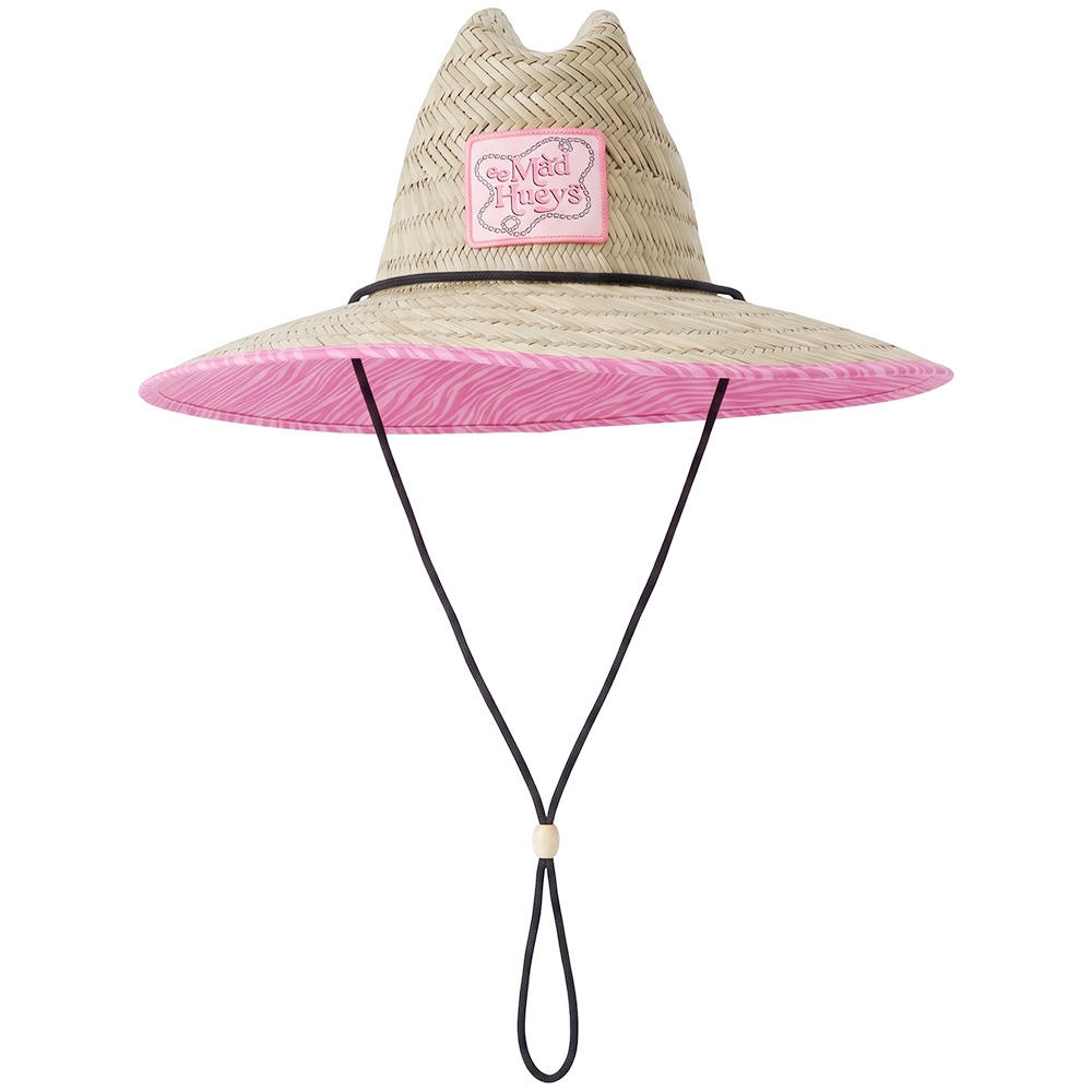 The Mad Hueys Clutching My Pearls Womens Straw Hat Natural