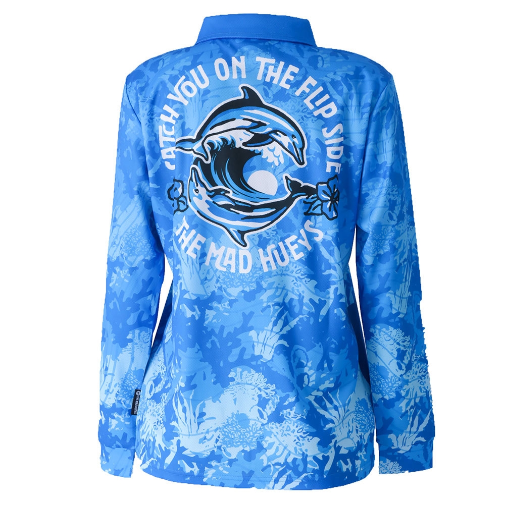 The Mad Hueys Flip Side Womens Fishing Jersey UPF50+ 