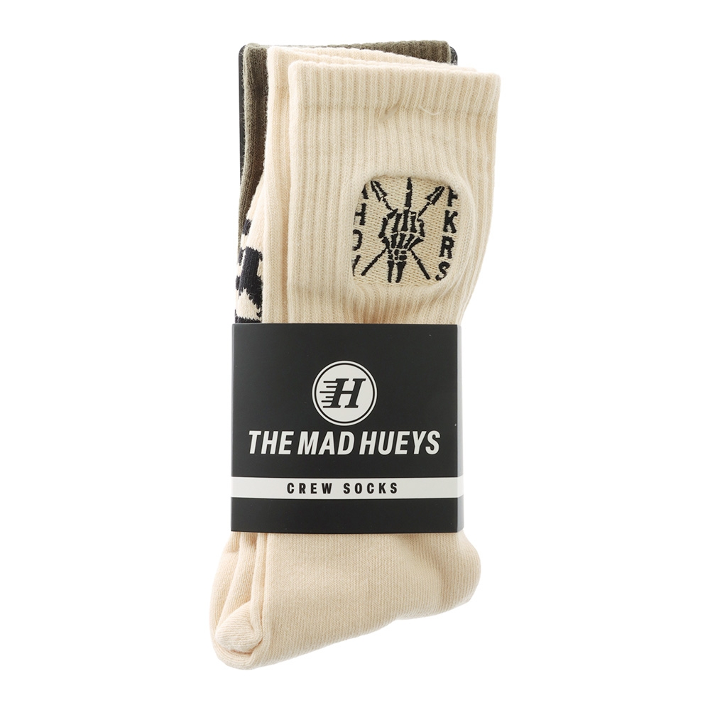 The Mad Hueys Ahoy Fkrs Storm Crew Socks 2-Pack Multi