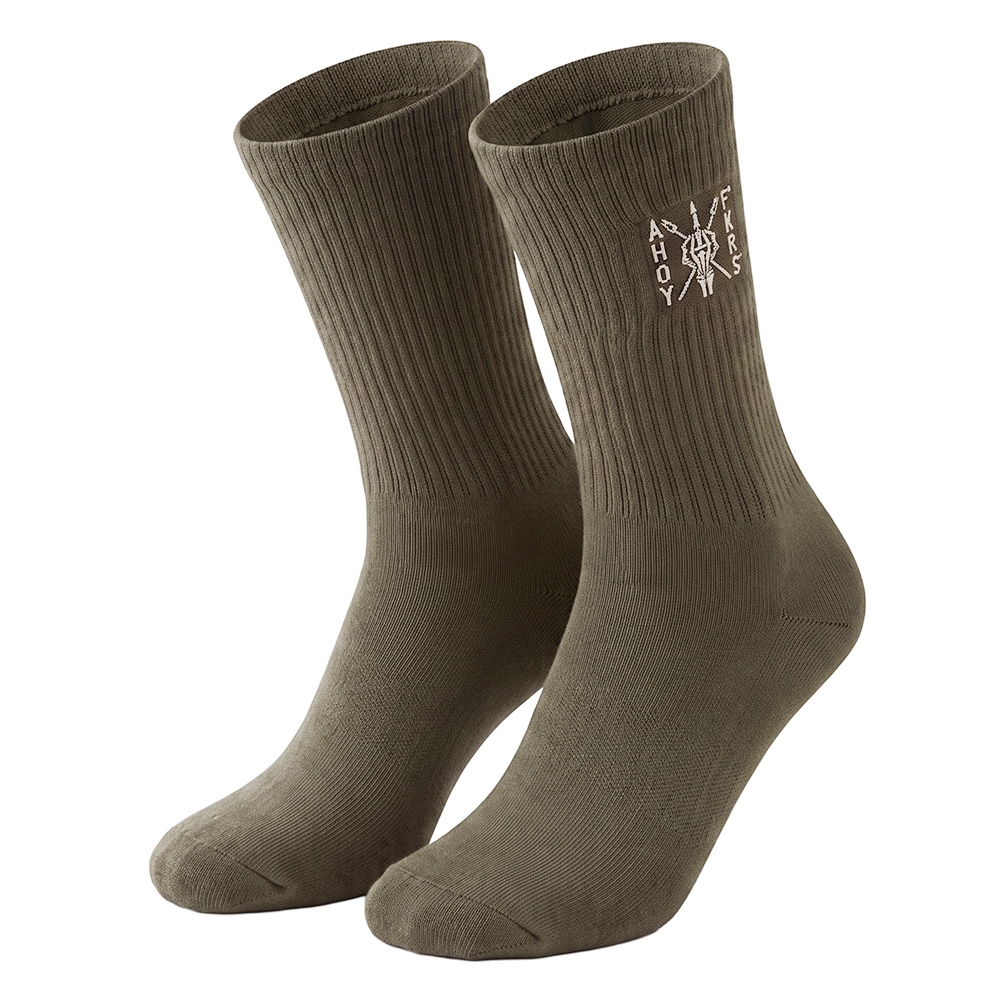 The Mad Hueys Ahoy Fkrs Storm Crew Socks 2-Pack Multi