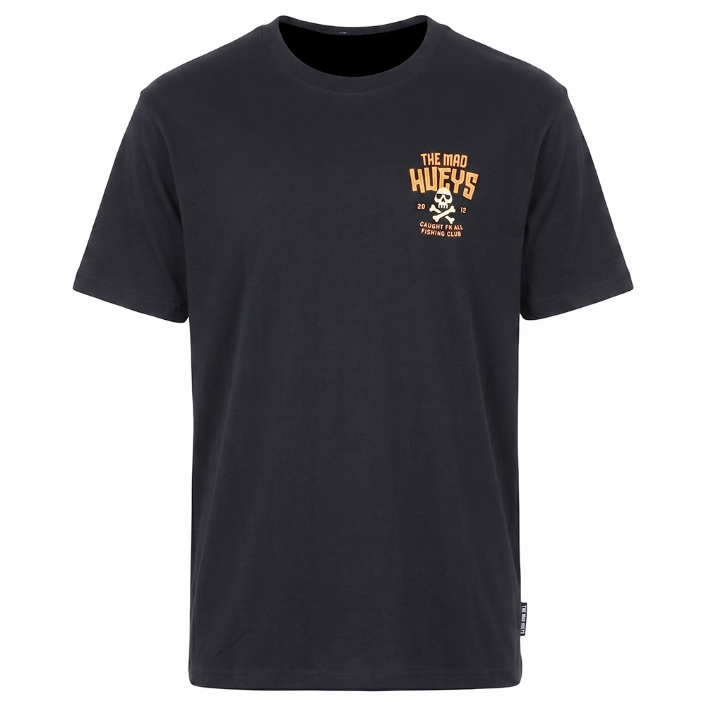 The Mad Hueys Caught Fk Skull Mens T-Shirt Black