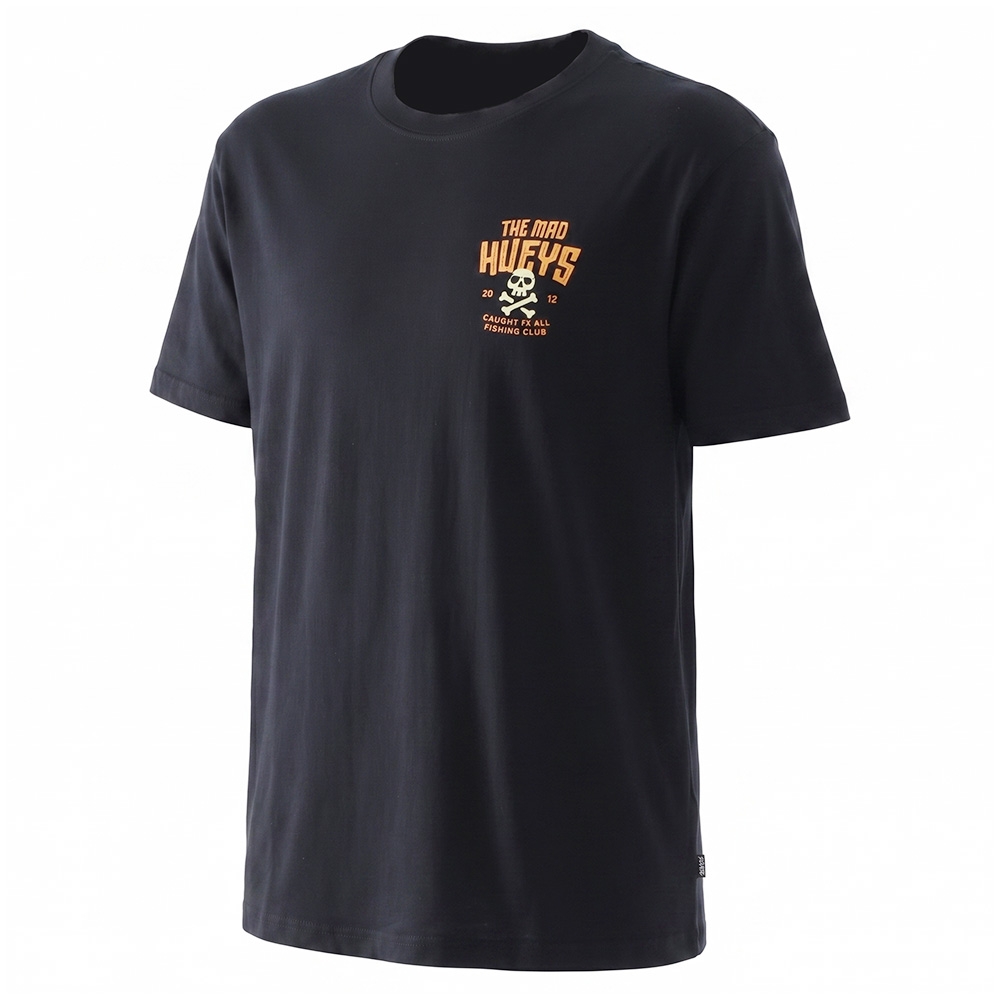 The Mad Hueys Caught Fk Skull Mens T-Shirt Black