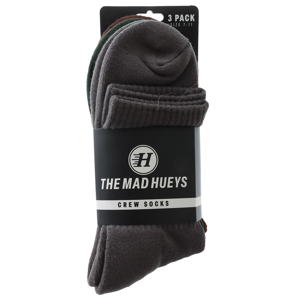 The Mad Hueys Hueys Icon Socks 3-Pack Multi