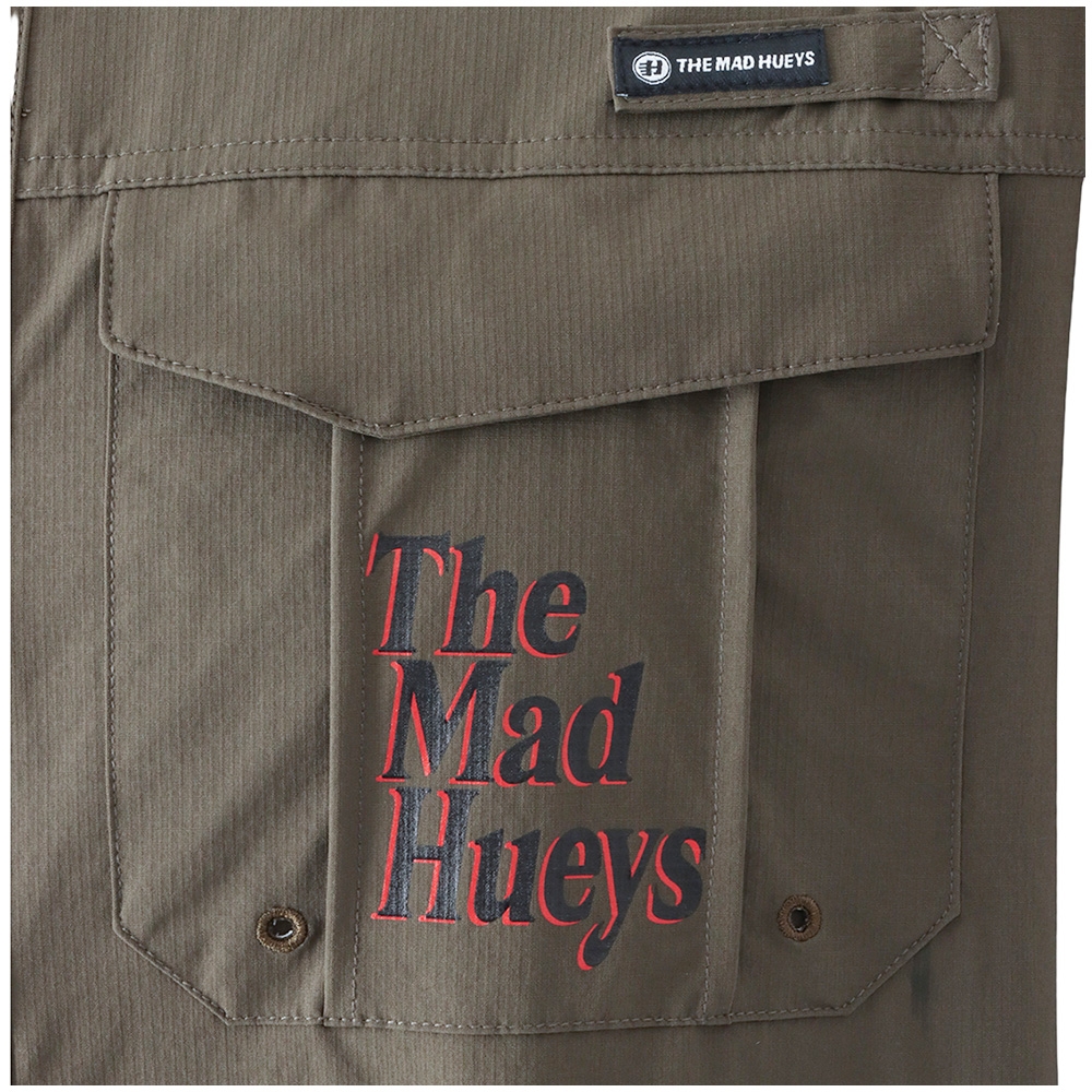 The Mad Hueys Pro Hueys Mens Fishing Shirt UPF50+ Olive