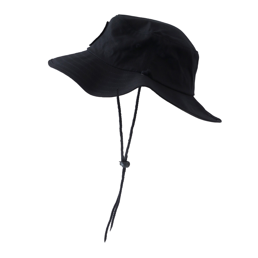 The Mad Hueys Shield Fk Off Wide Brim Hat Black
