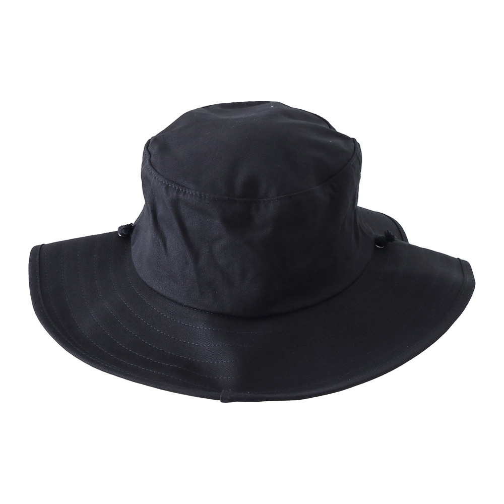 The Mad Hueys Shield Fk Off Wide Brim Hat Black