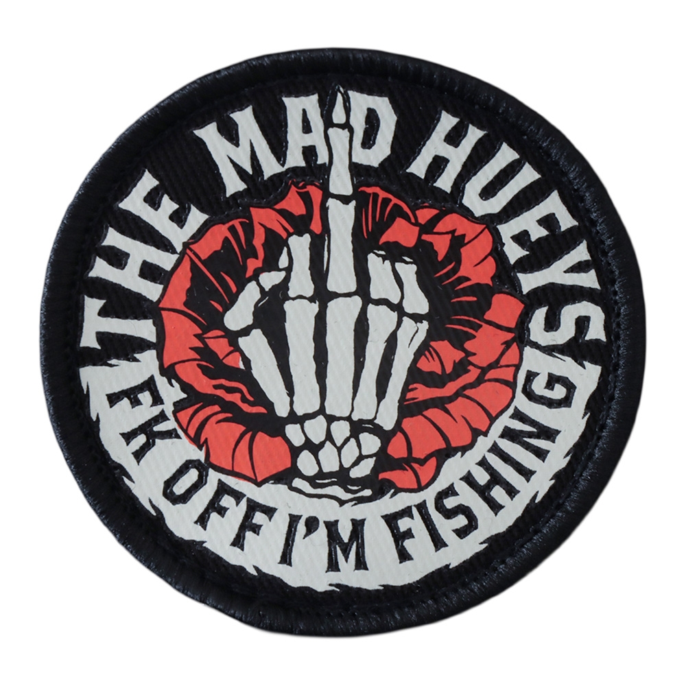 The Mad Hueys Shield Fk Off Wide Brim Hat Black