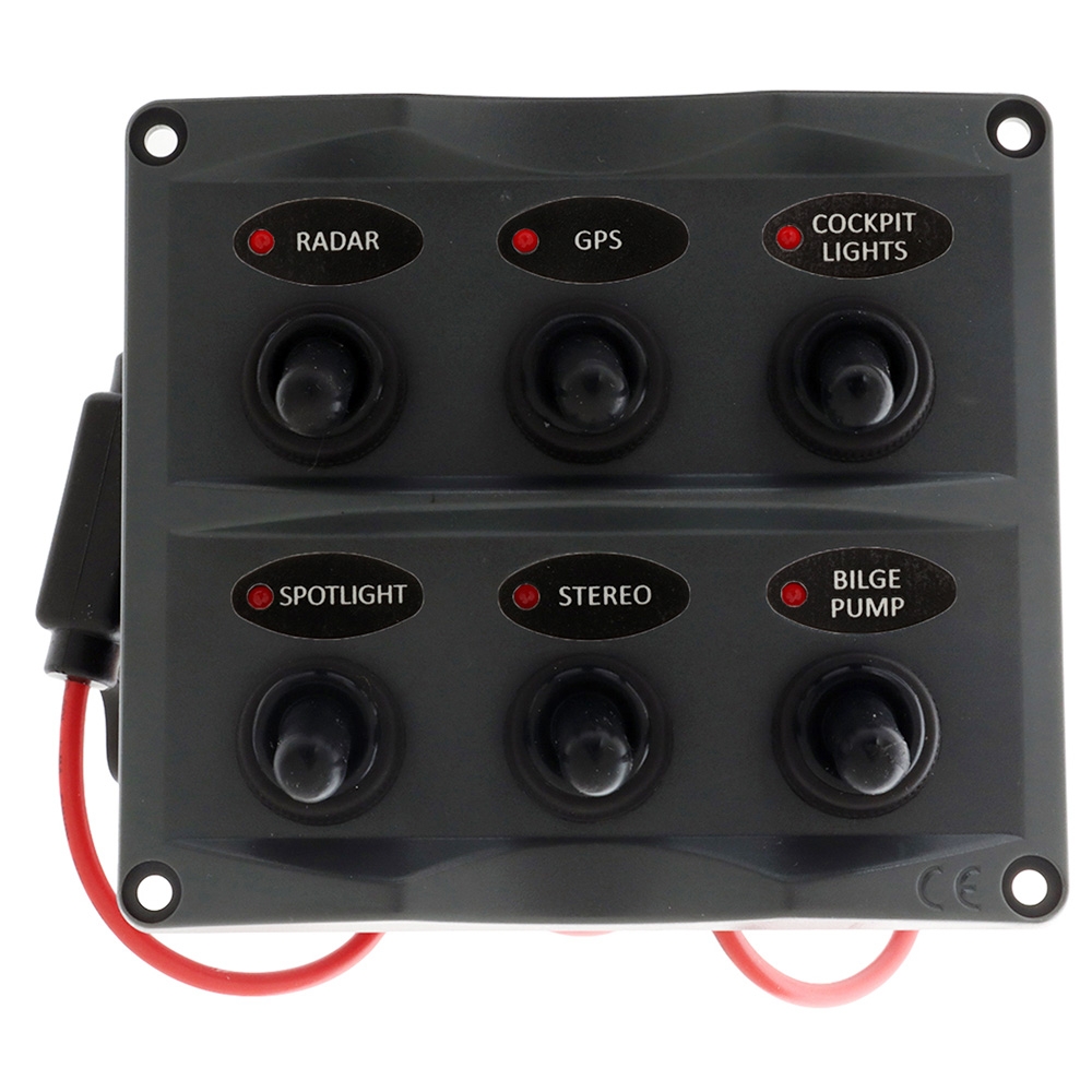 BLA Waterproof Switch Panel 6 Gang
