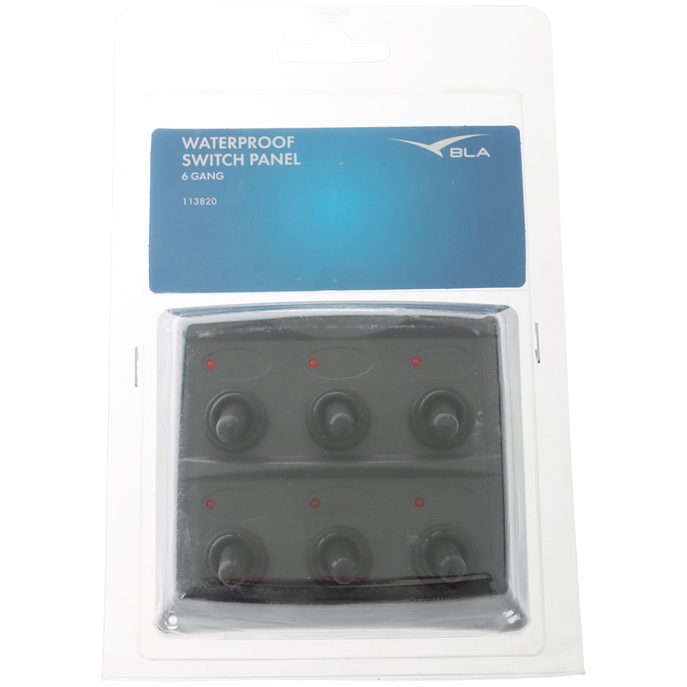 BLA Waterproof Switch Panel 6 Gang
